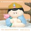 Relating To The Little Bodhisattva Figurine, This Cute Little Figurine Is A Cartoon Gift Made of Resin, and It Is A Shockproof Toy.