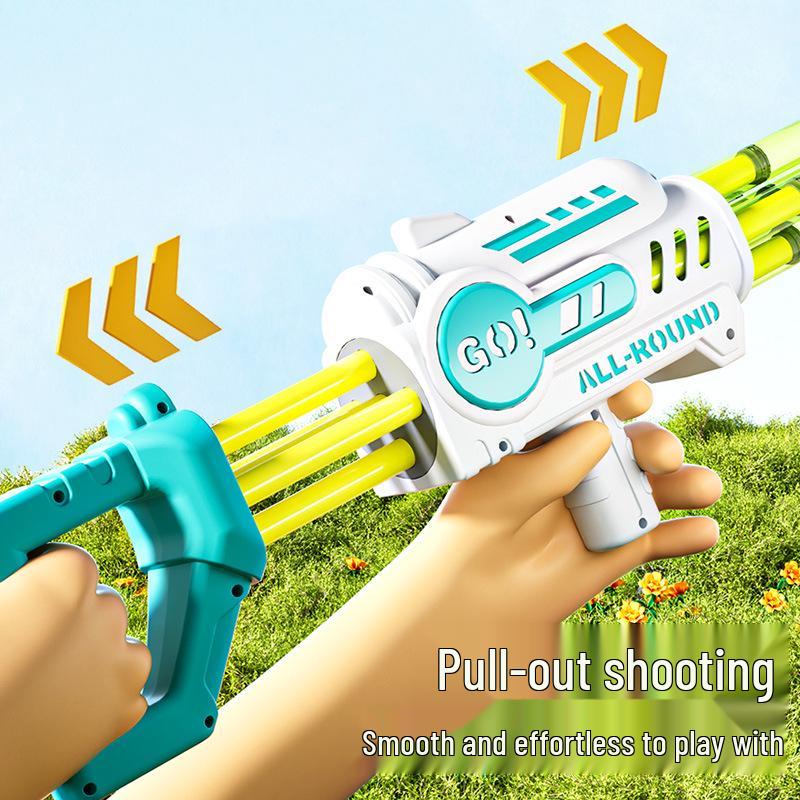 Gatling Water Gun for Kids - Large Pull-out Sprinkler for Beach and Rafting Water Fights