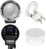 Godox AD300Pro Flash TTL Studio Dual Color Recycle 320 Flashes Strobe, 2.4G, Grade, 300W, 1/8000 HSS, Modeling, 5600±100K, 0.01-1.8S Time, Full-Power