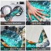 3D illusion The Mermaid In The Cave Pond  Front Door Mat Anti-Slip Outdoor Quick Dry Doormat Kitchen Balcony Entrance Rug Carpet