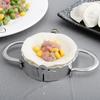 2Pcs/Sets Dumpling Making Tool 304 Stainless Steel Pinch Dumpling Skin Pusher Mold Dumpling Maker Set Dumpling Making Artifact