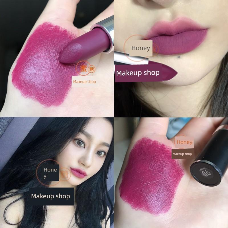 Good Color Matching! Light Fashion Sense Milk Apricot Nude Coffee Low Saturation Primary Color Coffee Space Mud Lipstick Plain Face Control