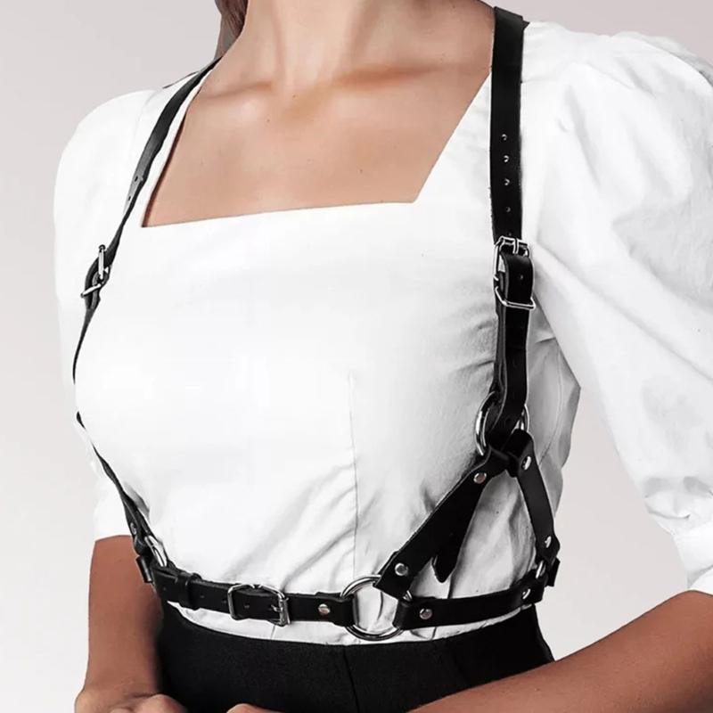 Punk Waist Belt for Women Body Corset Harness Strap for Cosplay Party Night Club Costume Waiststrap Female Accessories