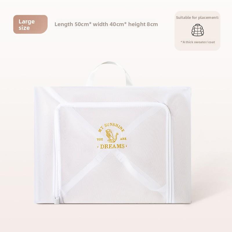 Polyester Wool Sweater Laundry Bag With Embroidered Swan Pattern For Delicate Garment Protection