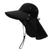 Outdoor Mens Sun Hat With Wide Brim And Breathable Polyester For Hiking Travel