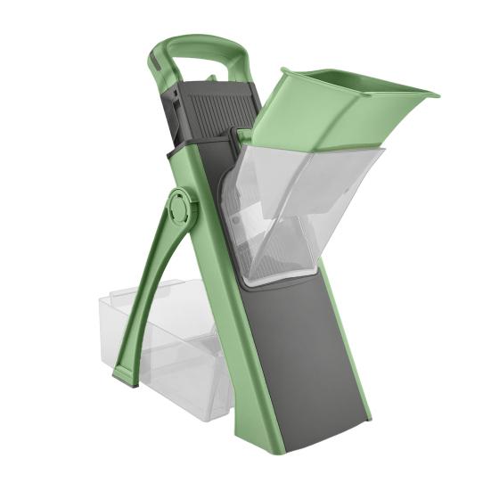 

Овощерезка с регулируемой толщиной, измельчитель лука из нержавеющей стали, томаторезка зелёный