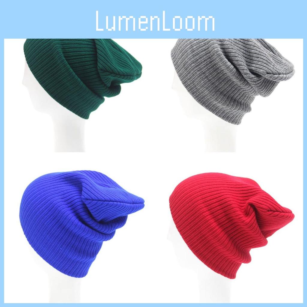 Stylish And Warm Knitted Hat For Adults In Solid Colors Perfect For Winter Wear