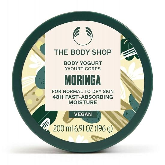 

The Body Shop Веганский йогурт для тела Моринга Крем, 200 мл - Для нормальной и сухой кожи | Мгновенное увлажнение на 48 часов