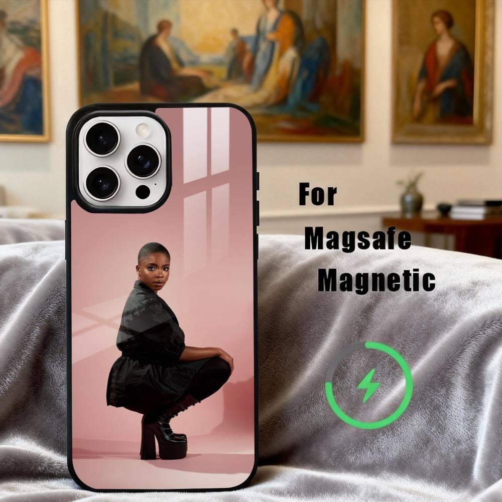 Radiant J-Joy S-Sunday Actress Phone Case For iPhone17,16,15,14,13,12,11 Plus,For Magnetic Wireless Charge Cover