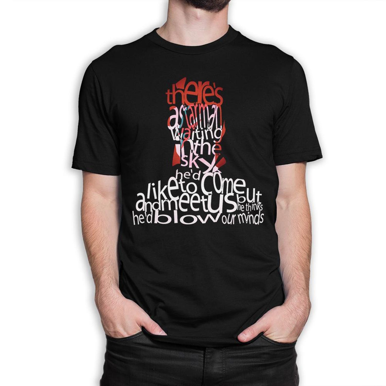 David Bowie Starman T-Shirt, Men s and Women s Sizes Tee 3XL