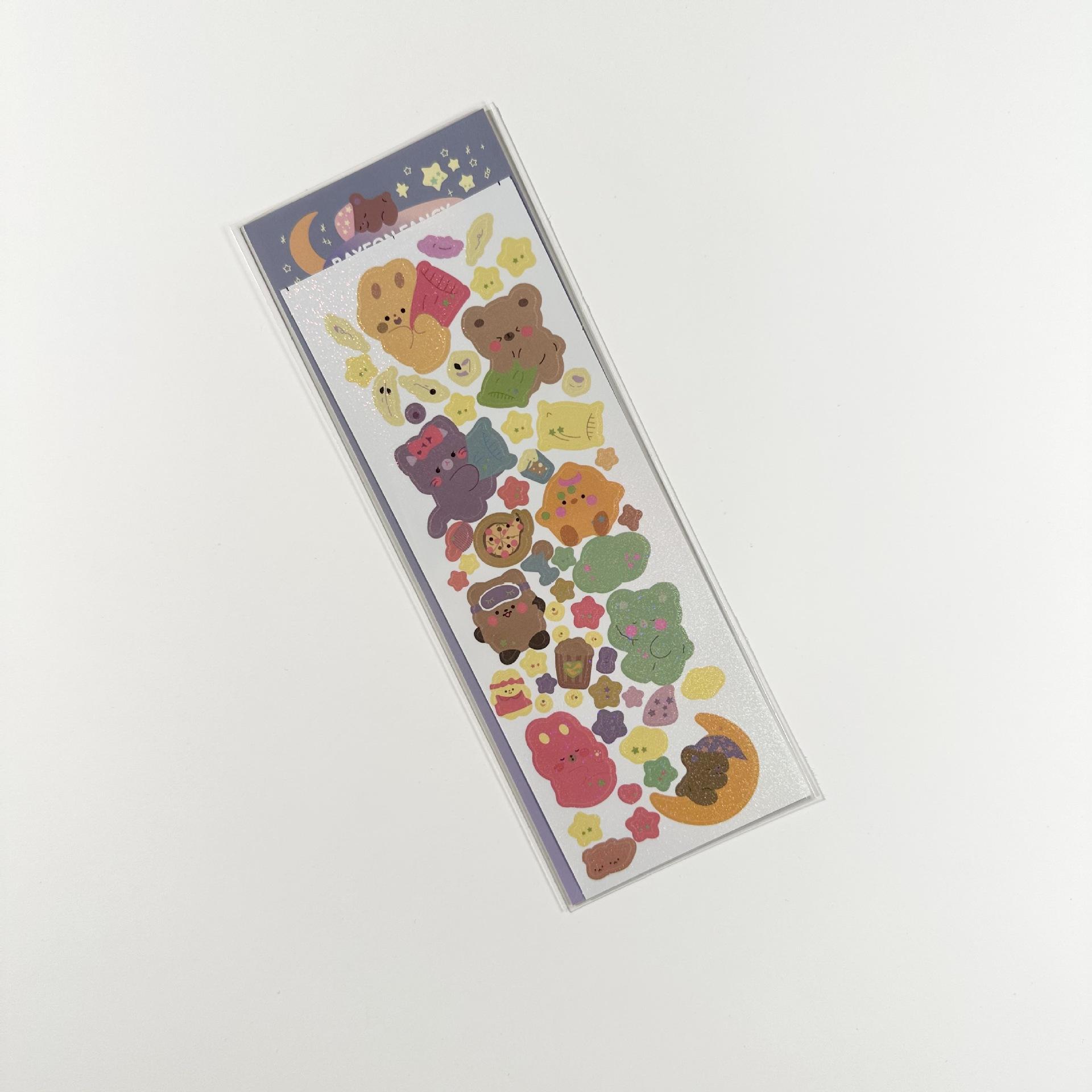 Милый кролик Guca наклейки в корейских популярных моделях лазерные наклейки мультфильмы — фото 6