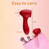 Rose Suction Vagina Vibrator 2-in-1 Thrusting G Spot Anal Vibrator for Women 18+ Adult Clitoris Stimulator Dildo Sex Toys