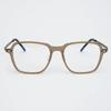 [The Air] AL5310 1310G Ultra-light Retro Oversized Big Square Khaki Gray Eyeglass Frames
