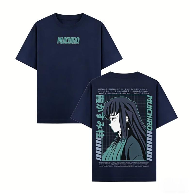 Demon Slayer Tokitou Muichirou Anime T Shirt Men Women Short Sleeve Tee Summer New Graphic Print Streetwear Casual Tops 2026 Y2k
