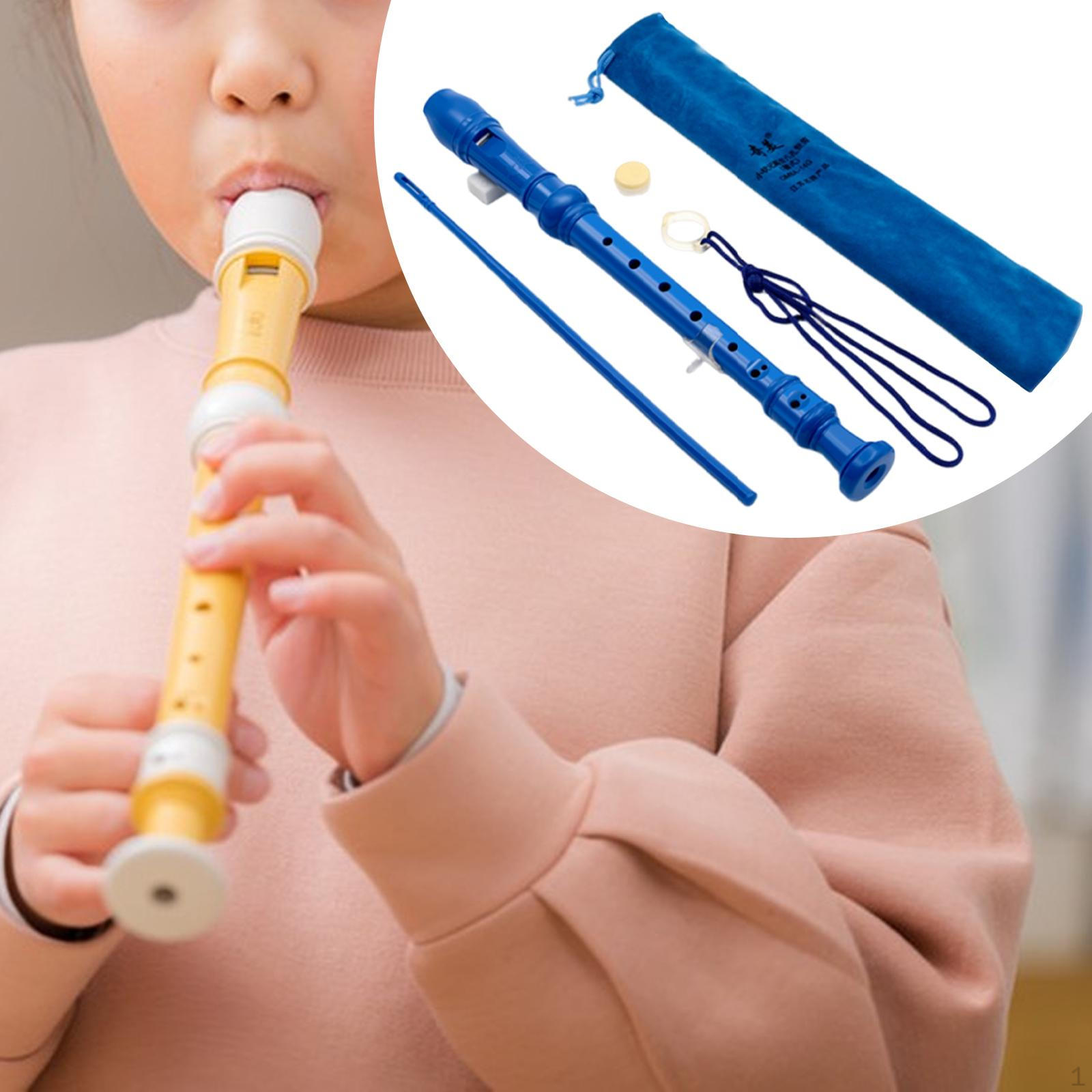 

Soprano Recorder Instrument with Bag Compact Music Beginners Kids