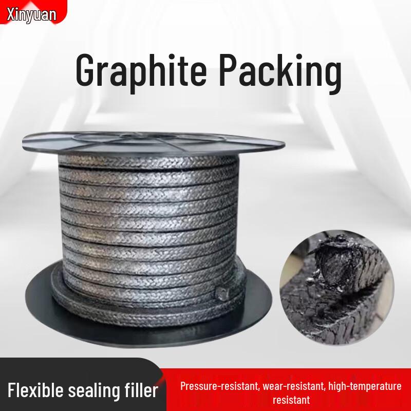 Xinyuan Pure Graphite Gland Packing Rope 6mm x 6mm