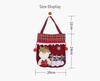 1PCS Christmas Gift Candy Bag 3D Santa Snowman Doll Tote Bag New Year Christmas Decorations Home Reusable Burlap Shopping Bag