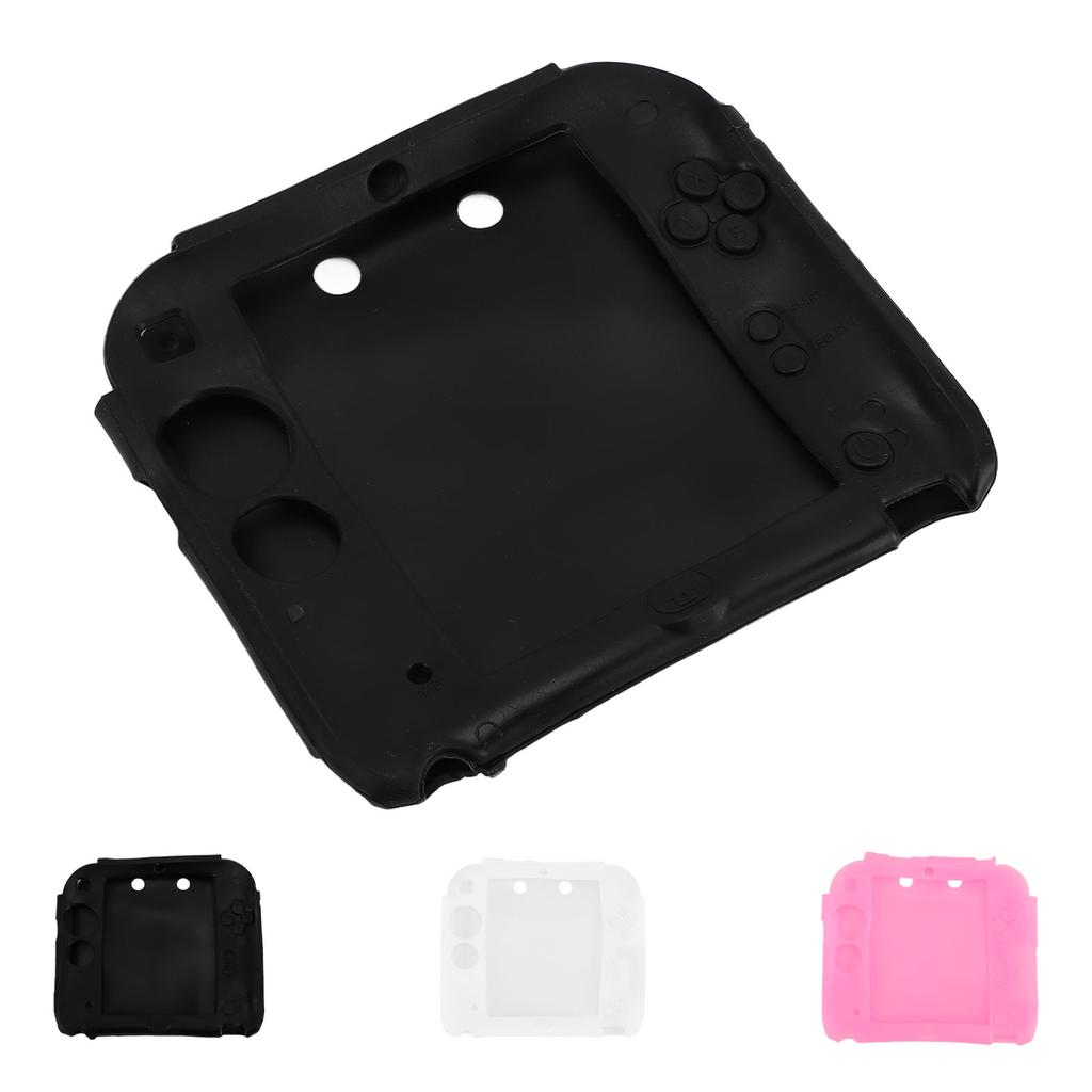 Protective Cover for 2DS Scratch Resistant Soft Silicone Skin Case with Top and Bottom Screen Protec