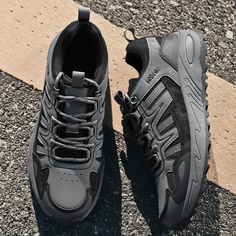 Fashion Plus Size Men's New Casual Shoes Fashionable Low Top Lace Up Climbing Shoes Youth Outdoor Sports Shoes Rubber Sole Durable