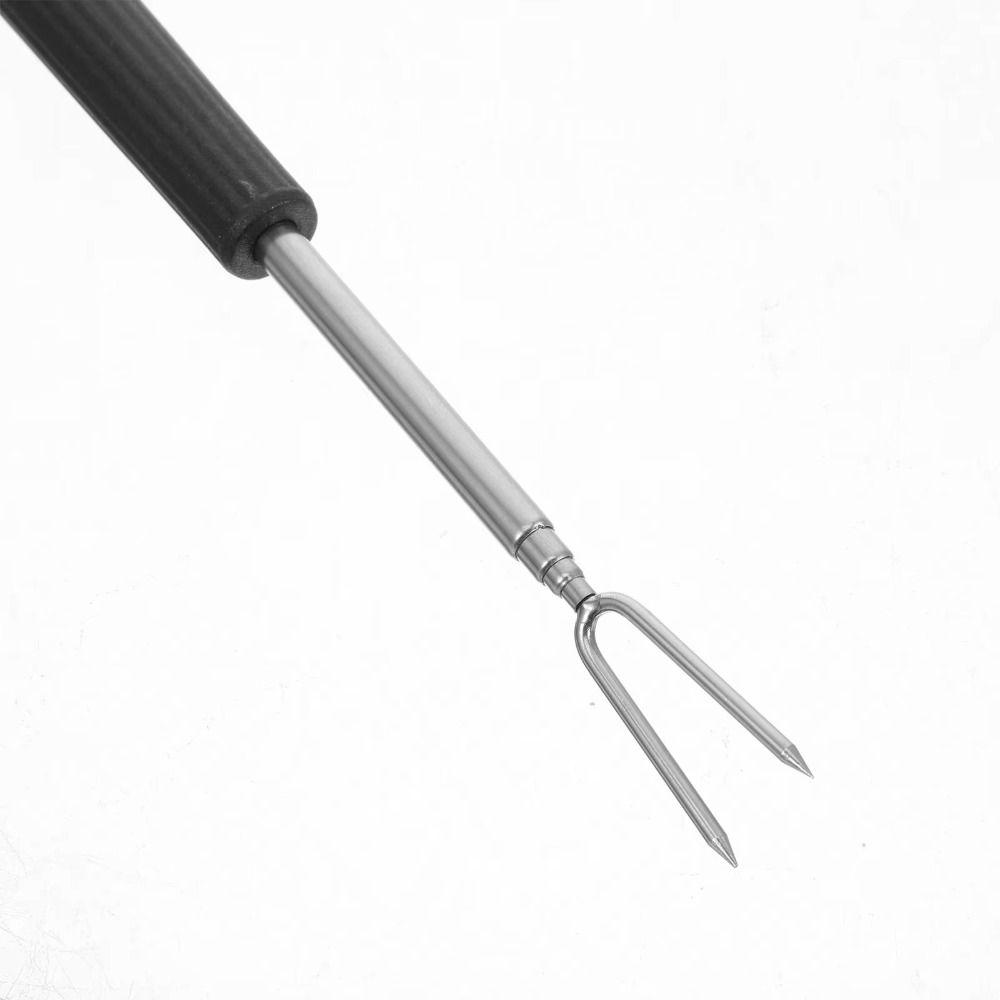 6Pcs Stainless Steel Barbecue Fork Set Telescopic Chocolate Fruits Sticks Outdoor Cooking