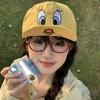 Yellow Tweetybird Duck Sun Hat For Girls Soft Cotton Cap For Spring Outdoor