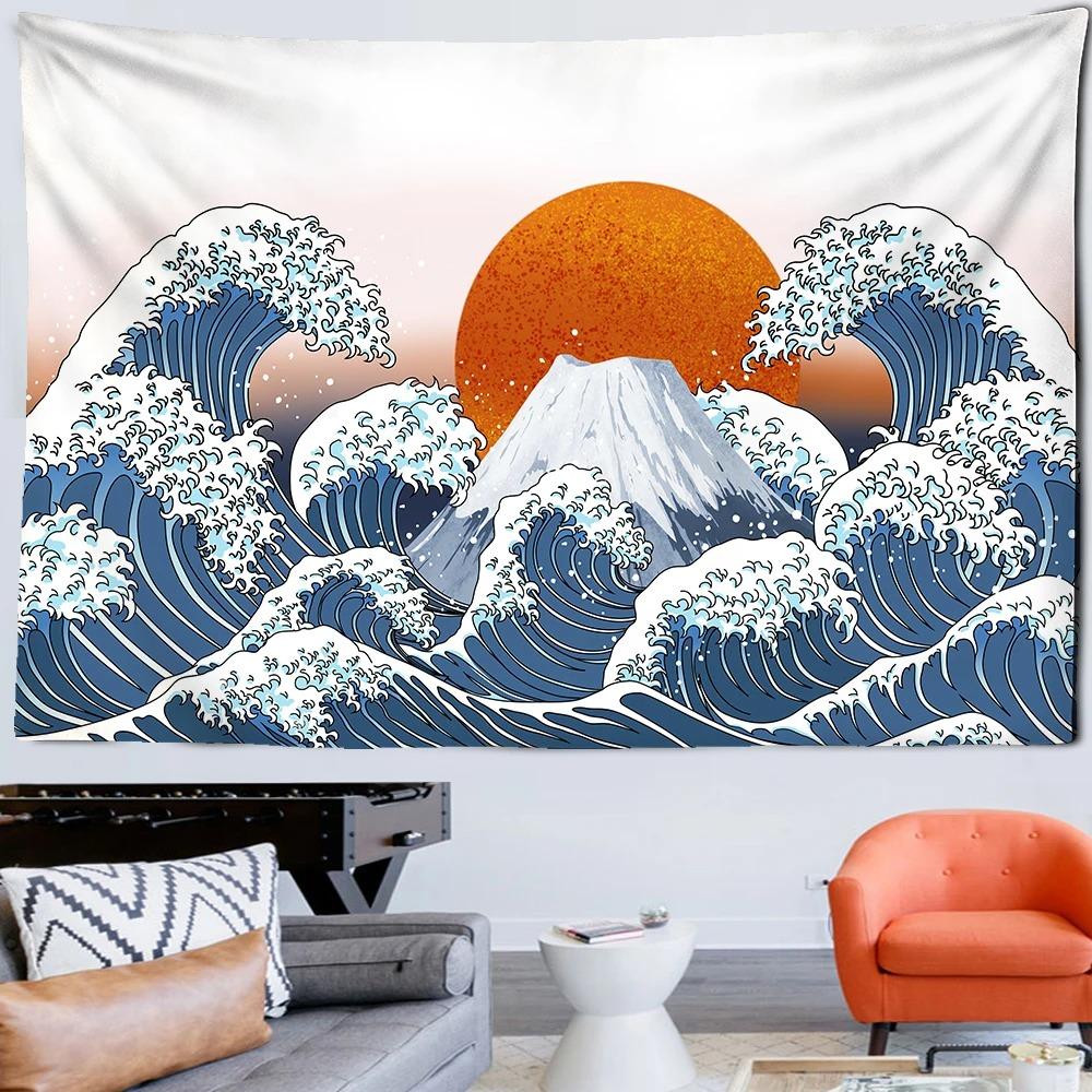 Abstract Wave Wall Hanging Home Wall Decoration Tapestry Office Living Room Tapestry