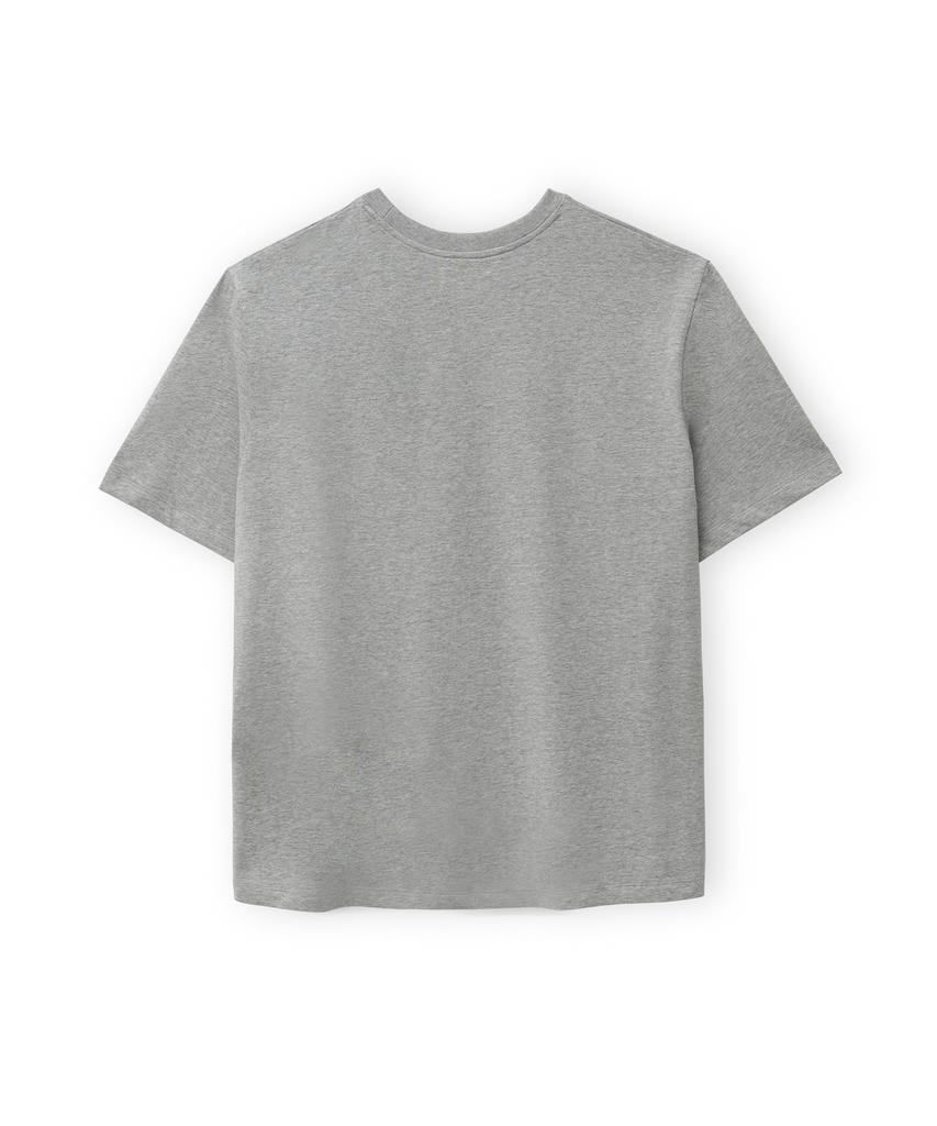 Beulaunyadeu Waist-Cut T-Shirt, Gray