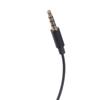 3.5mm in Ear Single-Side Earphone with Microphone Corded Headphone Single Side for MP3 MP4 Mobile Phone Notebook