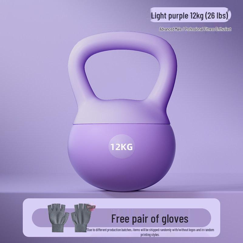 Farbige weiche Kettlebells für das Heimtraining 2,5-10 kg - Ideal für das Gesäßtraining bei Frauen und Kniebeugen bei Männern.