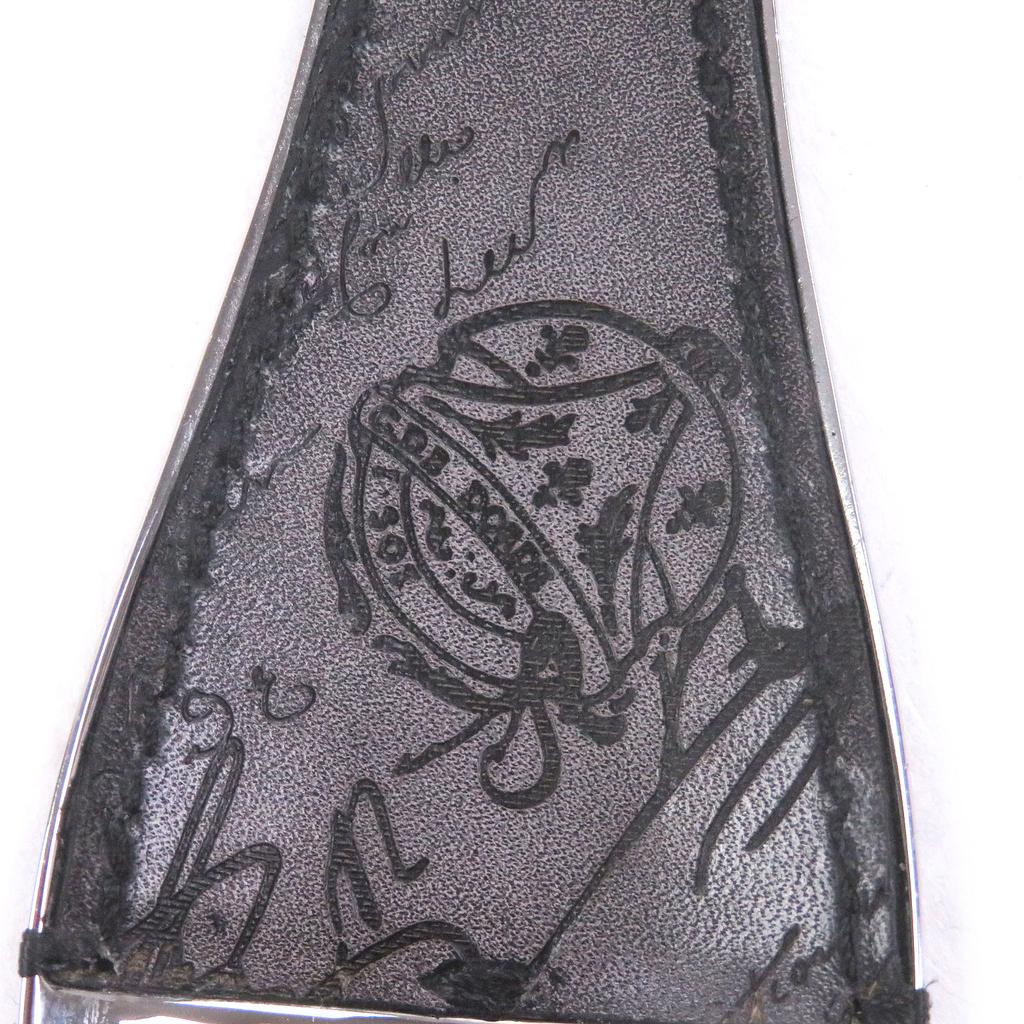 Excellent BERLUTI Other accessories Calligraphy Scritto logo shoehorn gray Used