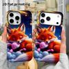 Phone Case: 2D Flat Design Suitable for iPhone 18, 17, 16, 15, 14, 13 Pro Film Protection Case, Couple Style, Sleeping Little Fox, Christmas and Hallo