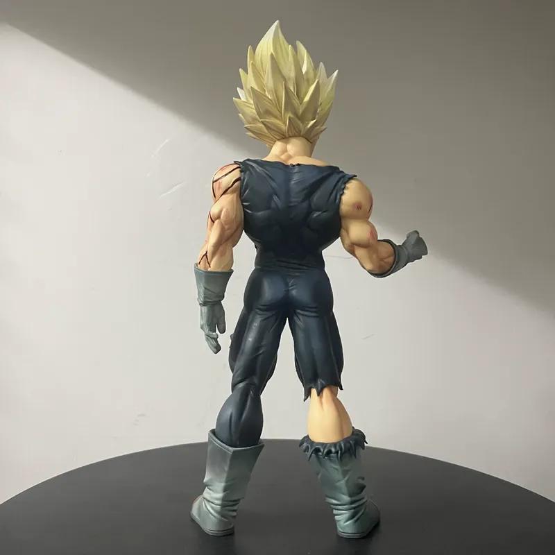 28cm Dragon Ball Goodbye Majin Vegeta Figure 2 Head Sculpt 2 Replaceable Arms Battle Damage Vegeta Statue Anime Model Toy Gift