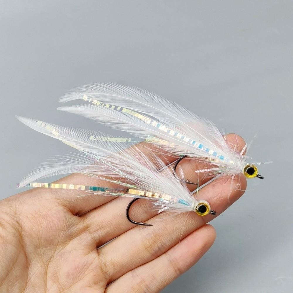 4pcs Lightweight Streamer Fly Lure Long-Lasting Fishing Flies Set Fly Fishing Lure  River Fishing