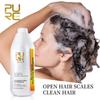 PURC 1000ml Keratin Shampoo Treatment Professtion Straightening Hair Before and After Hair Cleaning Protect Shampoos Care Women