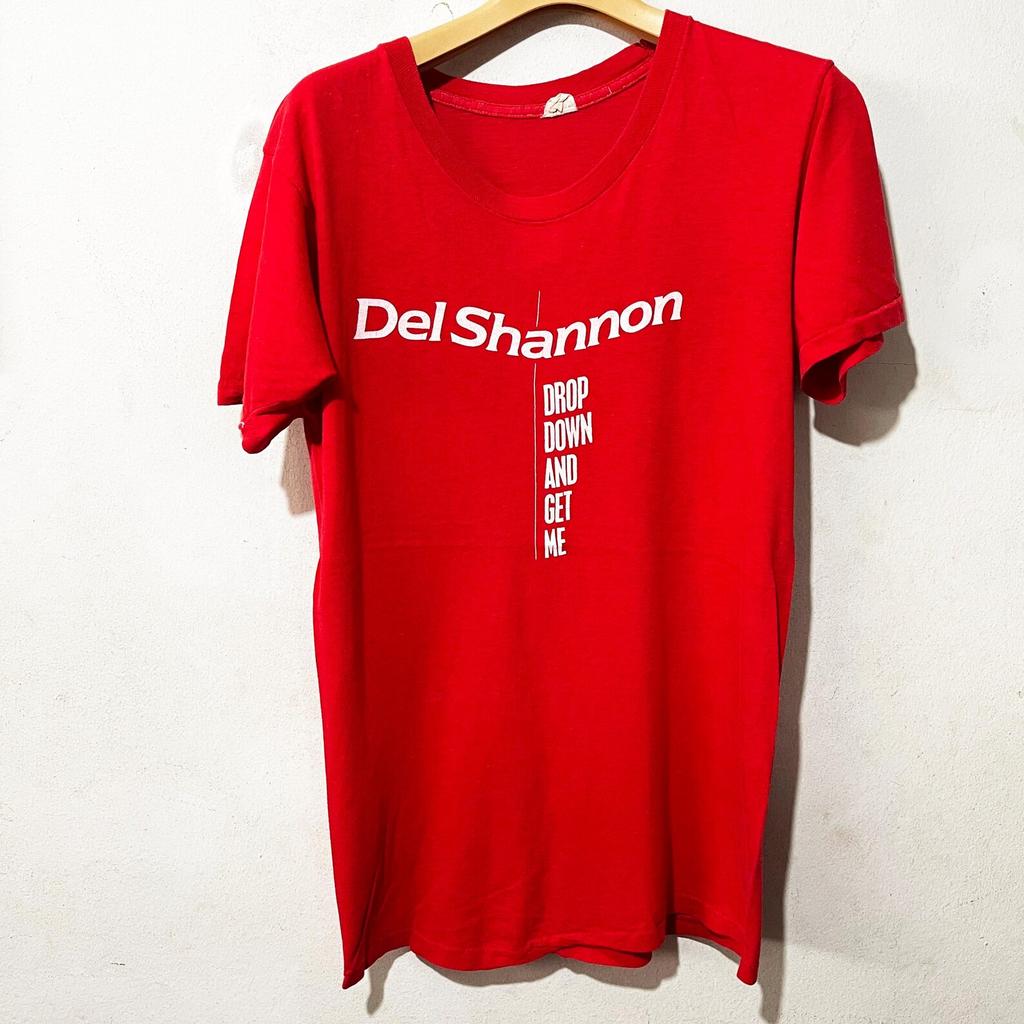 Vintage 1981 Del Shannon Drop Down and Get Me T-Shirt Size S