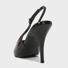 Fashion High Heeled Women's Sandals 2025 Summer Pointed Toe Simple Solid Designer Party Stilettos Elegant Back Strap Office Lady Shoes