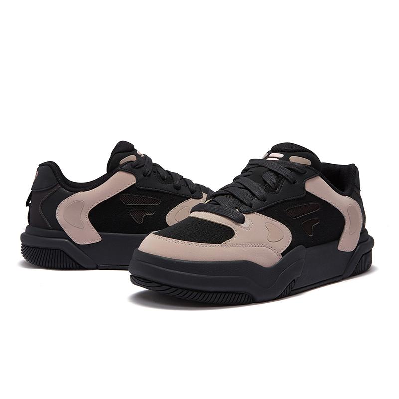 FILA Fusion Grind Fashion Versatile Low-Top Skate Shoes Women sneaker Black Gray Purple T12W442309FTC
