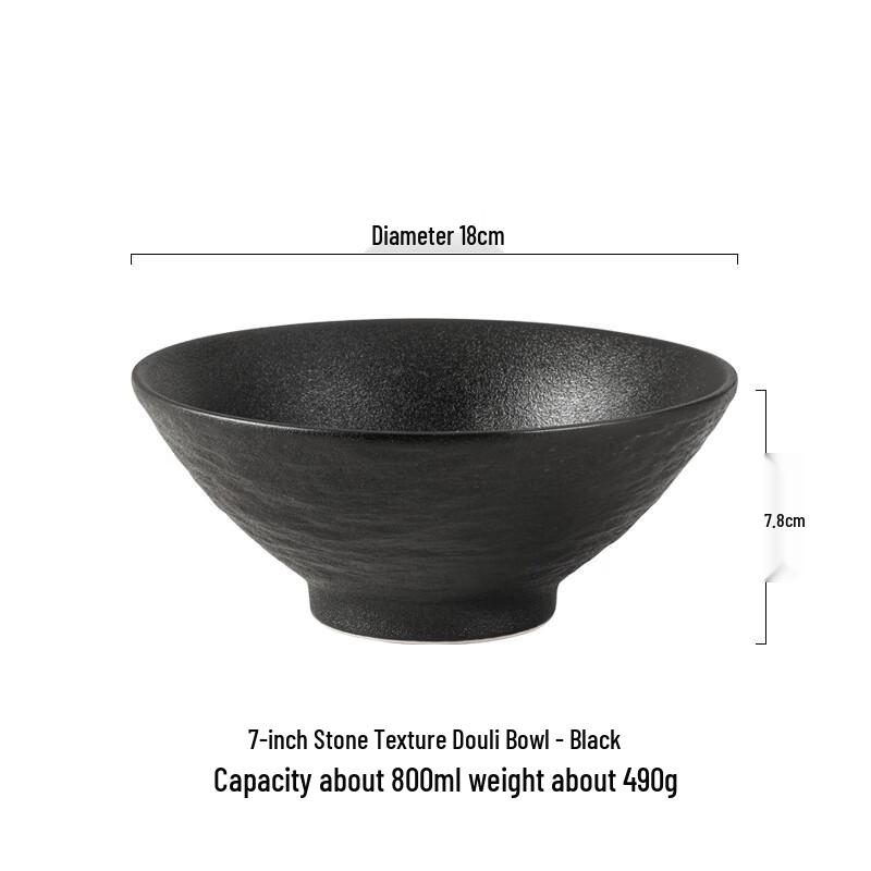 Qinkai Ceramic Conical Multipurpose Bowls