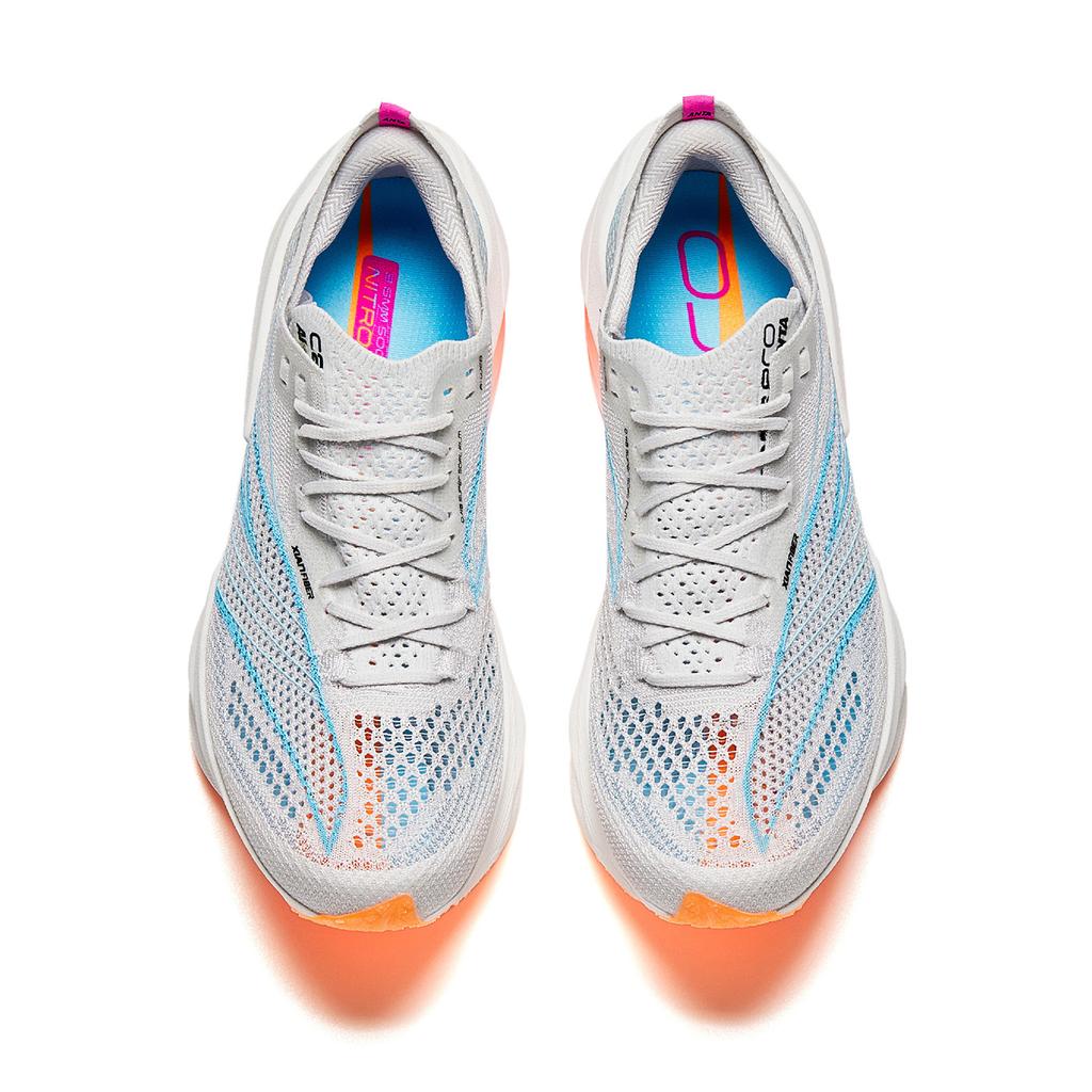 Anta C202 6.0 PRO Running Shoes Men's Gray Blue 112615576R-2