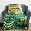 Beach Party Flannel Blanket Throw Blanket Soft Warm Sofa Bed Camping Car Home Decor Unique Christmas Gift C9302346