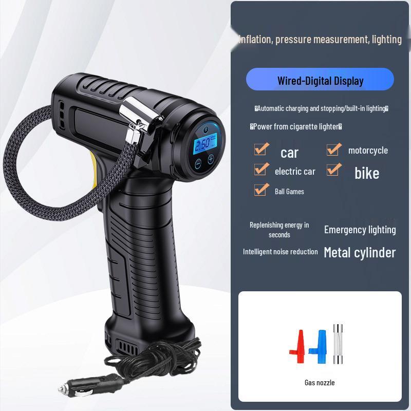 Tragbare kabellose Auto-Luftpumpe mit Digitalanzeige