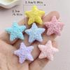 Resin Colorful Cartoon Rose Star Flatback Stone 10PCS DIY Christmas Halloween Decor Figurines Scrapbook Accessories