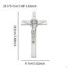 Catholic Cross Figurine Metal Wall Decoration for Home and Bedroom