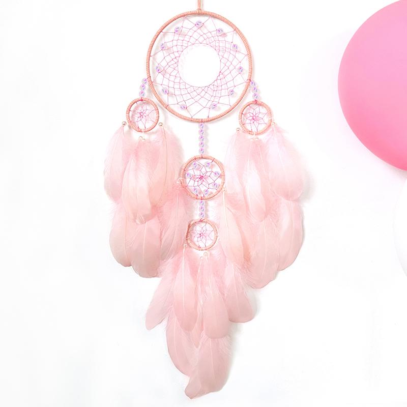 Dream Catcher Hand-woven Wind Chime Living Room Decorations Bedroom Wall Hanging Ornaments Birthday Holiday Gifts Home Accessory