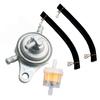 3-way Fuel Pump Petcock Oil Tank Switch Hose Tube Filter Kit For GY6 50 150cc Negative Pressure Fuel Switch Scooter
