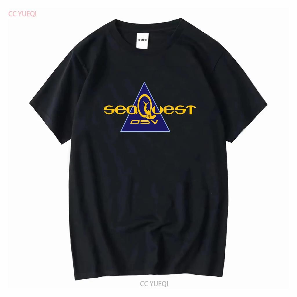 SeaQuest DSV T Shirt long or short sleeves vintage Washed Versatile Comfortable designer clothes Casual Unisex Slightly graphic