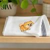 German Shepherd Beagle Dachshund Towels Cute Puppy Tea Towel, Embroidered Corgi Kitchen Dish Absorbent Dog Quick Dry Hand Towel for Lovers Bathroom