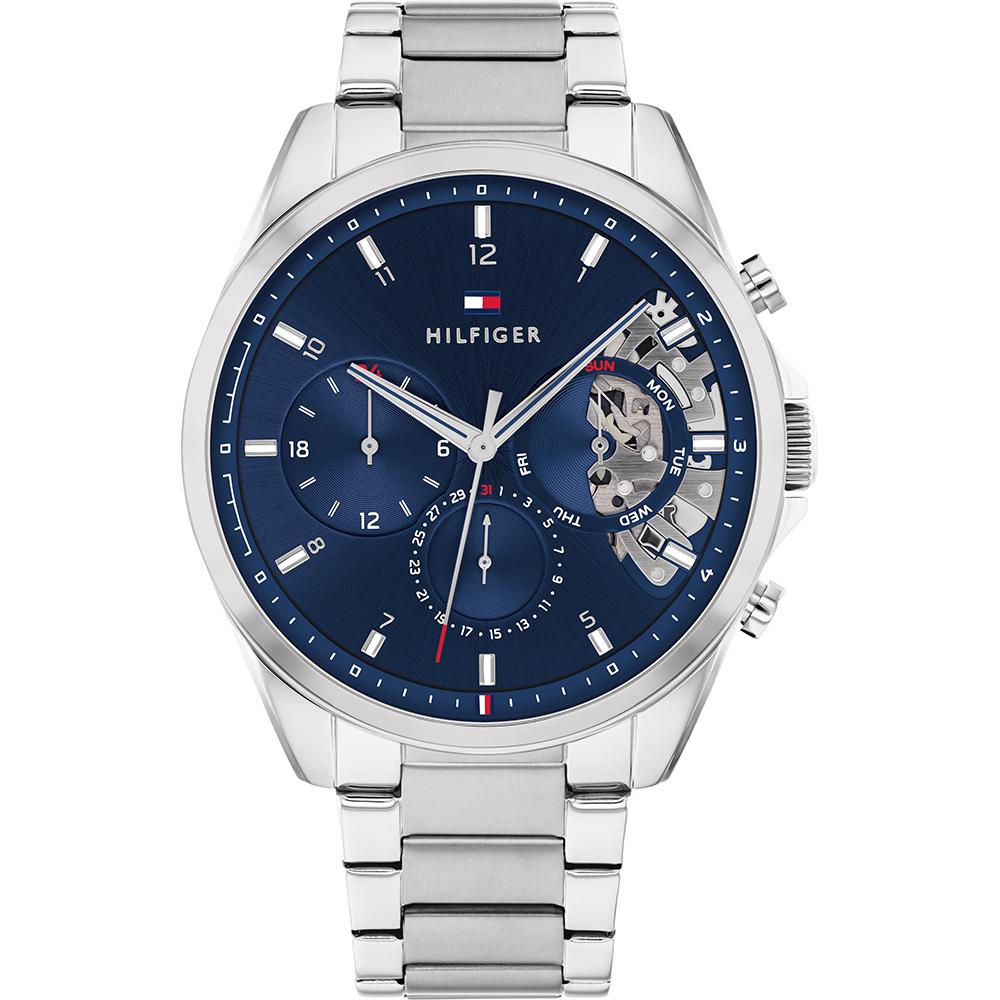 Tommy Hilfiger Historical Collection Blue Dial Silver Stainless Steel Men s Quartz Watch 1710448 синий