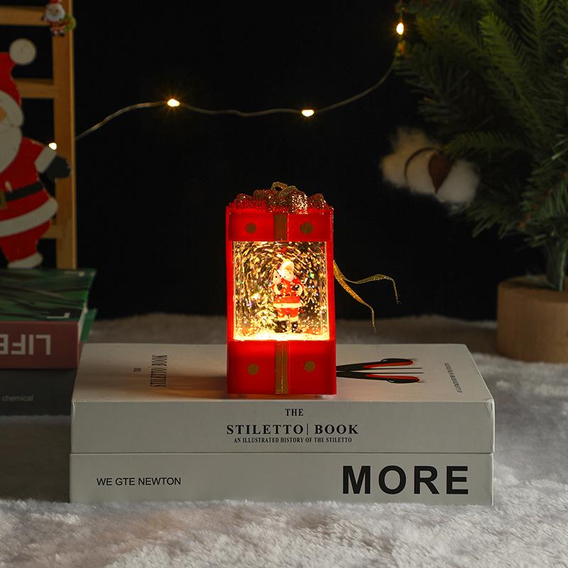 Christmas Glow Candle Lamp: Creative Night Light Ornament & Children's Gift Window Decoration