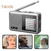 Tragbares Radio Robuste Konstruktion Benutzerfreundlich Kompaktes Design Kleines batteriebetriebenes wiederaufladbares FM/AM-Radio